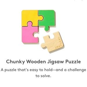 Lovevery Chunky Wooden Jigsaw Puzzle